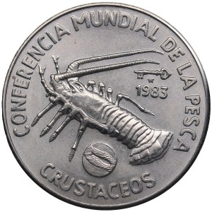 Cuba 1 Peso 1983 - World Fisheries Conference