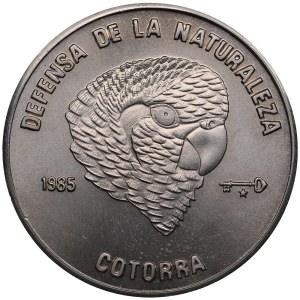 Cuba 1 Peso 1985 - Cuban Parrot Head