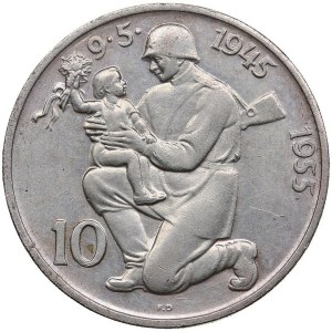 Czechoslovakia 10 Korun 1955 - 10 Years of Liberation