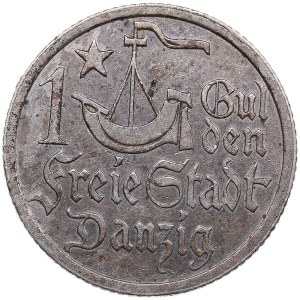 Free City of Danzig 1 Gulden 1923