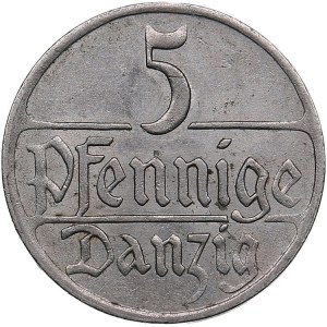 Free City of Danzig 5 Pfennige 1923