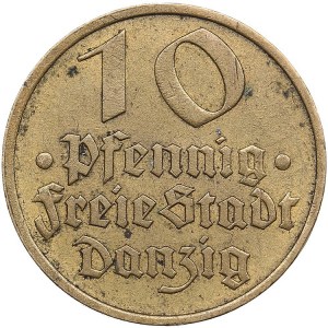 Free City of Danzig 10 Pfennig 1932