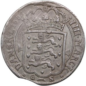 Denmark 4 Mark - Krone 1681 GS - Christian V (1670-1699)