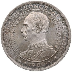 Denmark 2 Kroner 1906 - Frederick VIII (1906-1912) - Death of Christian IX