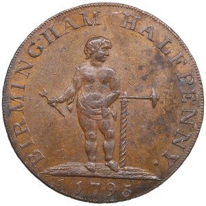 Great Britain, Warwickshire, Birmingham Conder Token Æ Halfpenny 1793