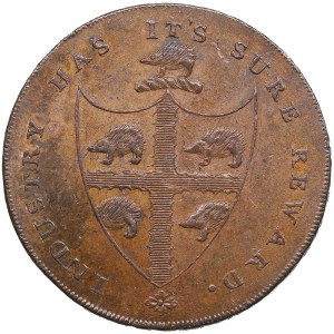 Great Britain, Warwickshire, Birmingham Conder Token Æ Halfpenny 1793