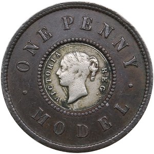 Great Britain Token 1 Penny (1844) Model