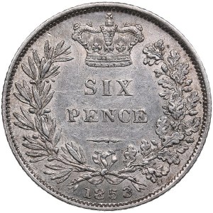 Great Britain 6 Pence 1853