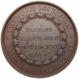 France Politics, Society, War Bronze Medal 1866 - 1867