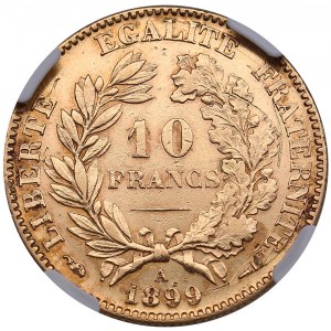 France 10 Francs 1899 A