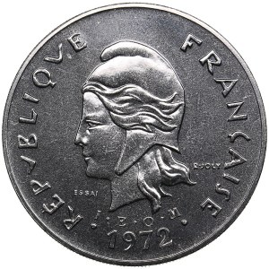 France, New Hebrides (Vanuatu) 50 Francs 1972 ESSAI (Pattern)