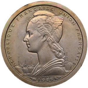 France, French Somaliland 1 Franc 1948 ESSAI (Pattern)