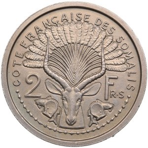 France, French Somaliland 2 Francs 1948 ESSAI (Pattern)