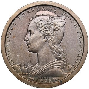 France, Cameroon 1 Franc 1948 ESSAI (Pattern)