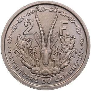 France, Cameroon 2 Francs 1948 ESSAI (Pattern)