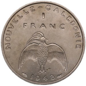 France, New Caledonia 1 Franc 1948 ESSAI (Pattern)