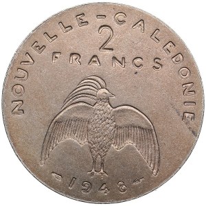 France, New Caledonia 2 Francs 1948 ESSAI (Pattern)