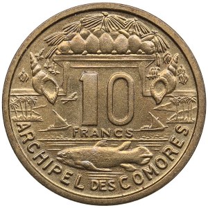 France, Comoros 10 Francs 1964 ESSAI (Pattern)