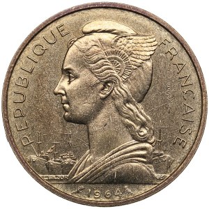 France, Comoros 20 Francs 1964 ESSAI (Pattern)