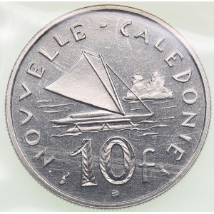 France, New Caledonia 10 Francs 1967 ESSAI (Pattern)