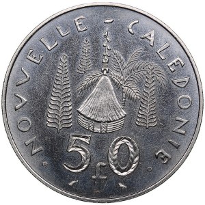 France, New Caledonia 50 Francs 1967 ESSAI (Pattern)