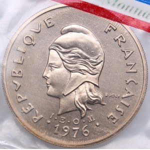 France, New Caledonia 100 Francs 1976 ESSAI (Pattern)