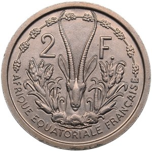 France, French Equatorial Africa 2 Francs 1948 ESSAI (Pattern)
