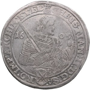 Germany, Saxony Taler 1605 - Christian II with Johann Georg and August (1591-1611)