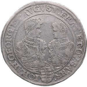 Germany, Saxony Taler 1605 - Christian II with Johann Georg and August (1591-1611)
