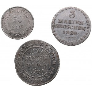 Small group of coins: Germany, Romania (3)