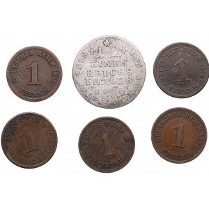 Small group of coins: Germany (6)