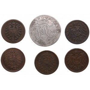 Small group of coins: Germany (6)