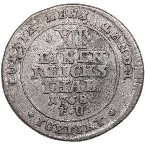 Germany, Hessen-Kassel 1/12 Reichsthaler 1768 FU - Friedrich II (1760-1785)