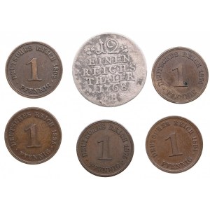 Small group of coins: Germany (6)