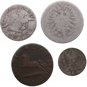 Small group of coins: Silesia, Germany (4)
