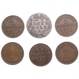 Small group of coins: Germany (6)