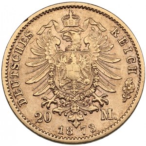 Germany, Prussia 20 Mark 1873 C - William I (1861-1888)