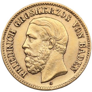 Germany, Baden 5 Mark 1877 - Frederick I (1856-1907)