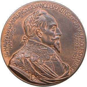 Germany, Hamburg / Sweden Medal 1903 - The meeting of the Gustav Adolf Association.