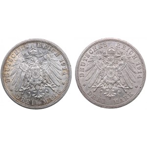 Germany, Prussia 3 Mark 1914 A - Wilhelm II (2)
