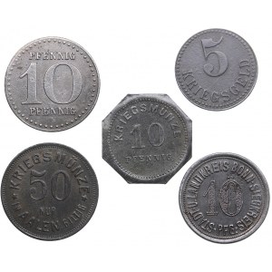 Small collection of German coins 1917-1919 (5)