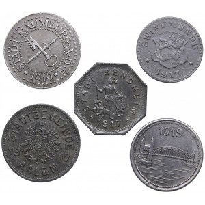 Small collection of German coins 1917-1919 (5)