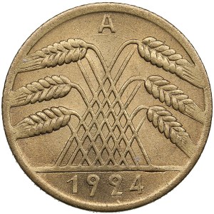 Germany, Weimar Republic 10 Rentenpfennig 1924