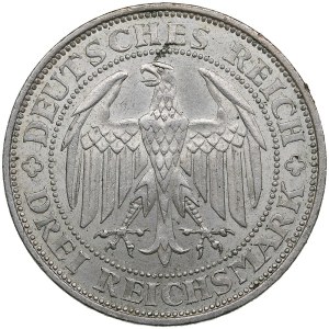 Germany, Weimar Republic 3 Reichsmark 1929 E - 1000th founding Anniversary of Meissen