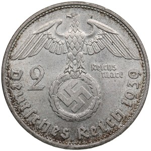 Germany, Third Reich 2 Reichsmark 1939 D