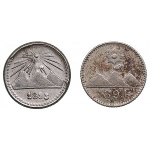 Guatemala 1/4 Real 1893, 1894 (2)