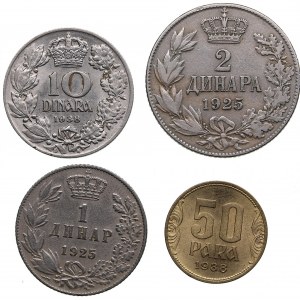 Small collection of Yugoslavia coins (4)