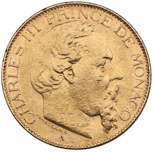 Monaco 20 Francs 1879 - Charles III (1856-1889)