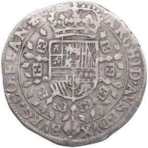 Spanish Netherlands, Brugge 1/2 Patagon 1669 - Charles II (1665-1700)
