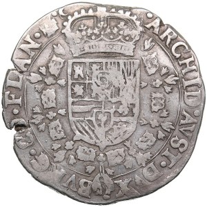 Spanish Netherlands 1/2 Patagon 1674 - Charles II (1665-1700)